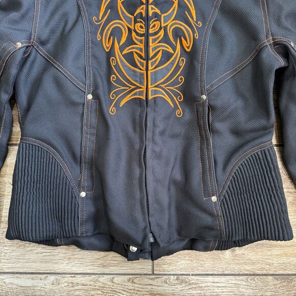 Women's Biker Motorcycle Jacket Moto Size M - Picture 5 of 14
